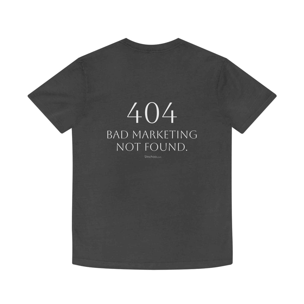 404 "Bad marketing not found." Tee
