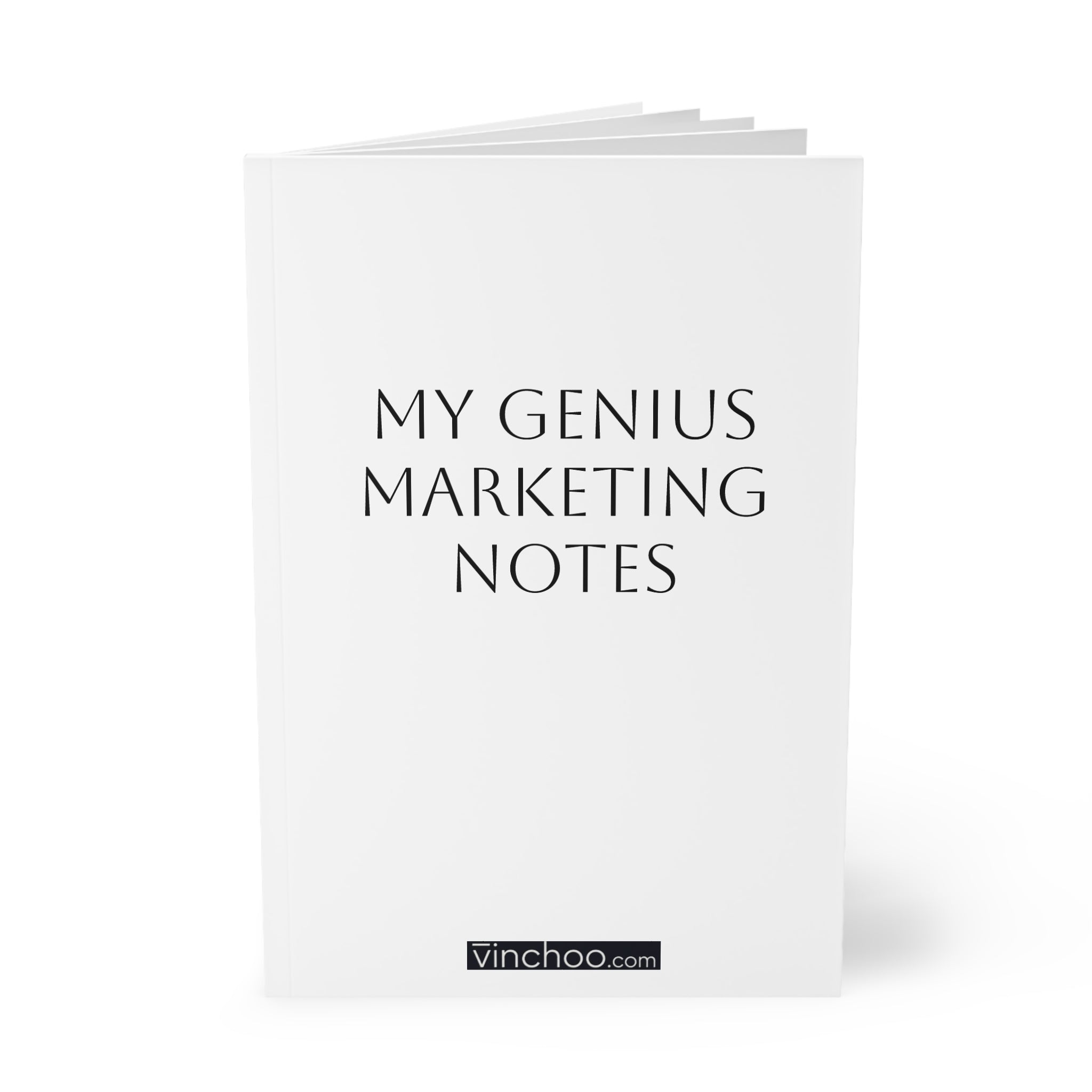 "My Genius Marketing Notes" A5 Softcover