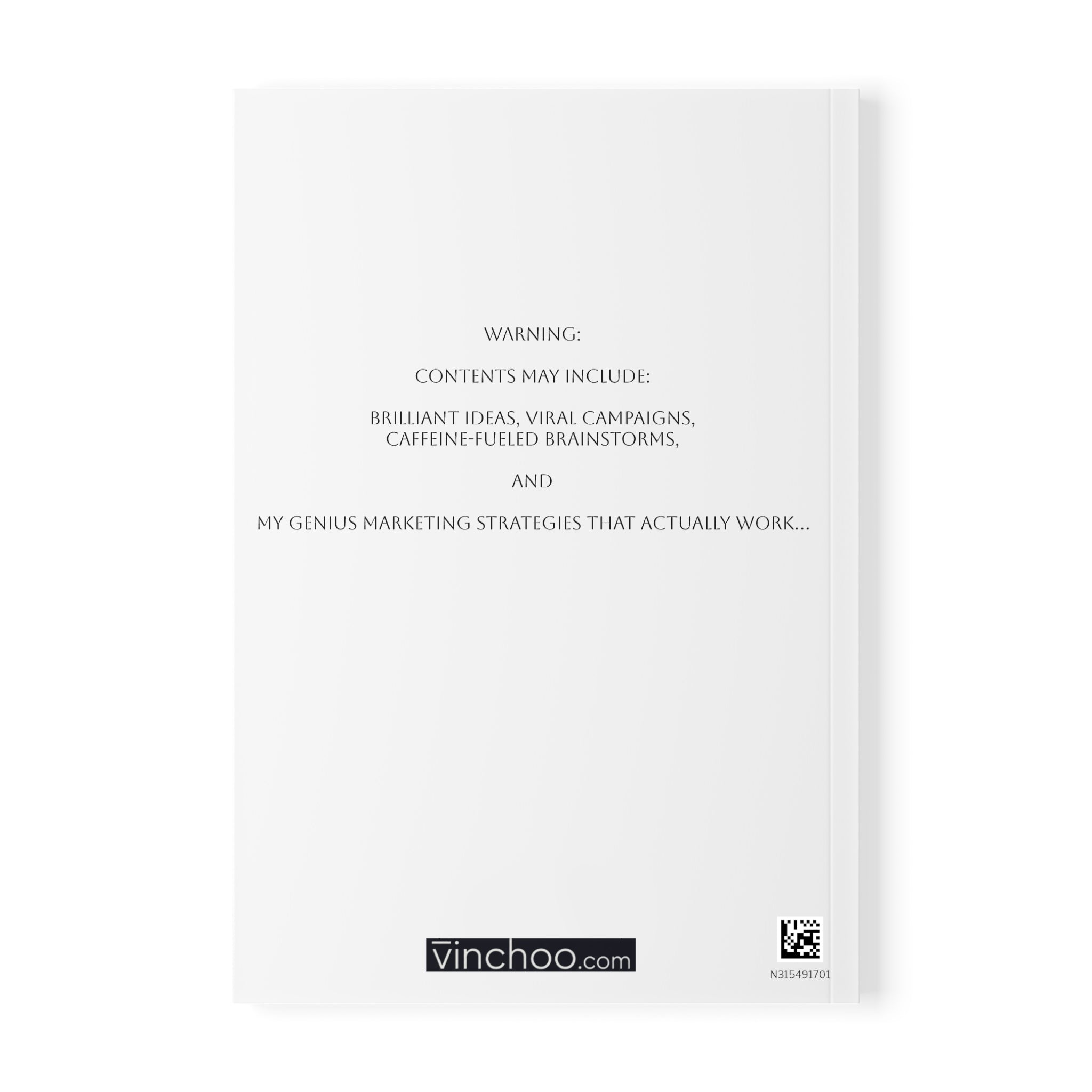 "My Genius Marketing Notes" A5 Softcover